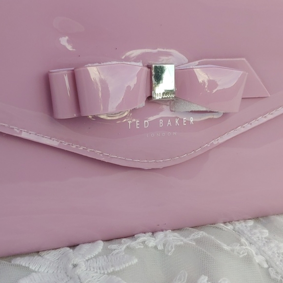 🐰Ted Baker Cersei Lilac Envelope Clutch,NWT - Picture 4 of 14